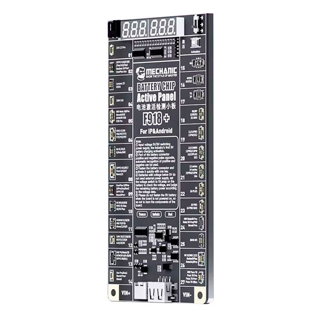 Плата активации зарядки аккумуляторов Mechanic F918+ - № 1 Плата активации зарядки аккумуляторов Mechanic F918+ - № 1