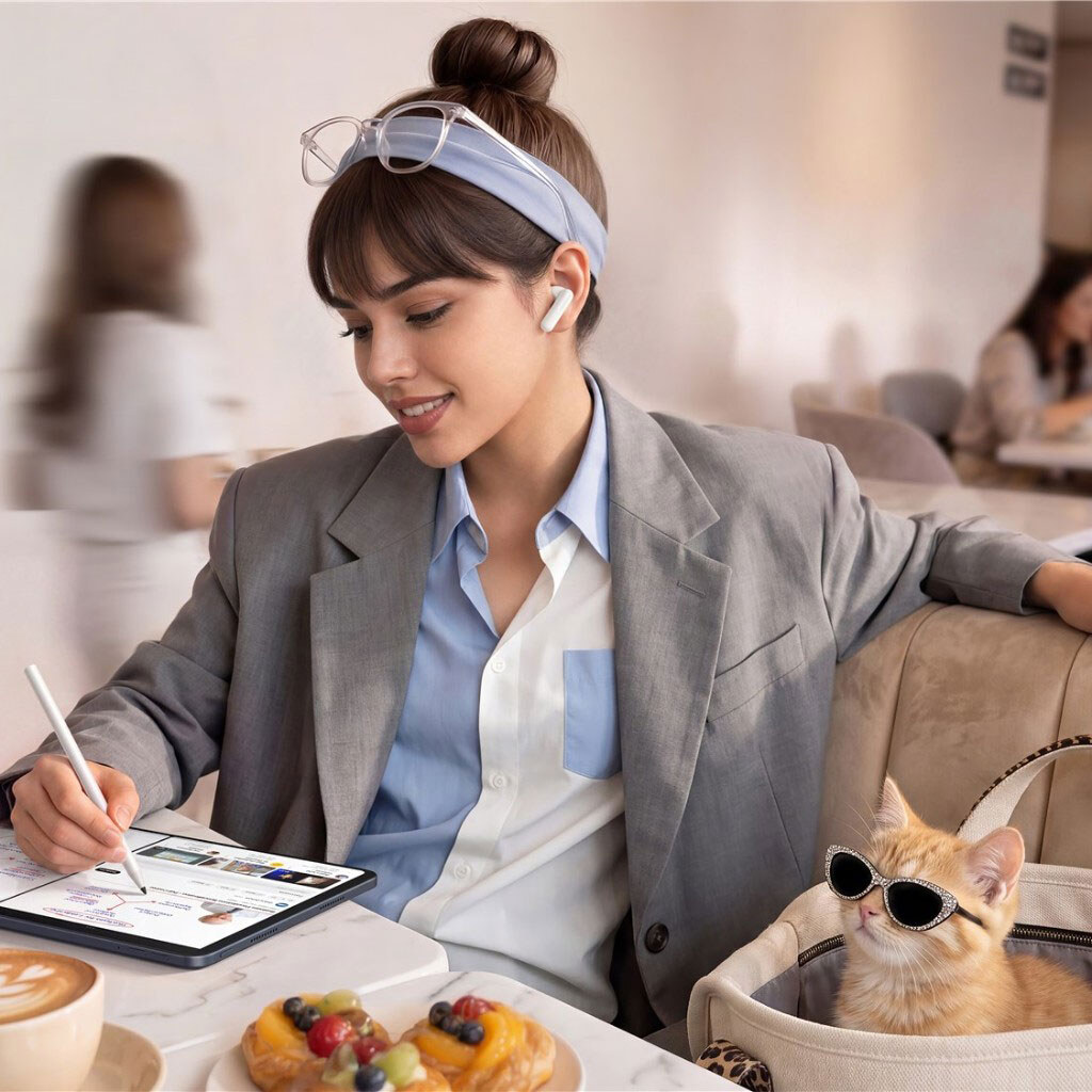 Bluetooth-гарнитура Oppo Enco Air5s Lunar, С микрофоном, Стерео, Белый - № 10 Bluetooth-гарнитура Oppo Enco Air5s Lunar, С микрофоном, Стерео, Белый - № 10
