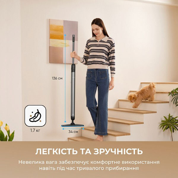 Аккумуляторный моющий пылесос Dreame Mira Mop 10, Белый - № 4 Аккумуляторный моющий пылесос Dreame Mira Mop 10, Белый - № 4