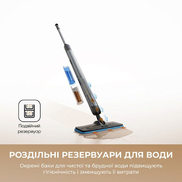 Аккумуляторный моющий пылесос Dreame Mira Mop 10, Белый - № 5 Аккумуляторный моющий пылесос Dreame Mira Mop 10, Белый - № 5