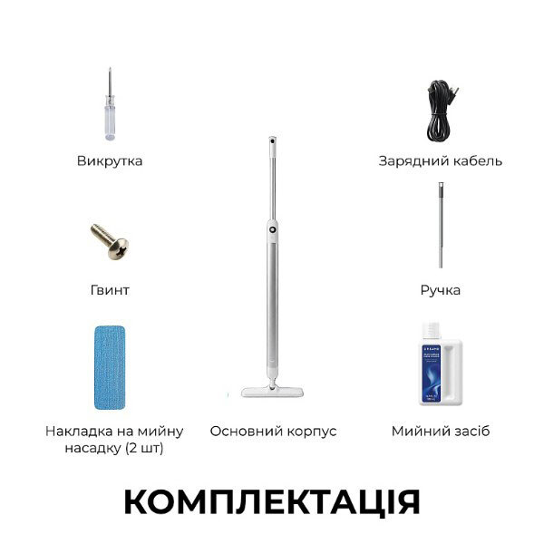 Аккумуляторный моющий пылесос Dreame Mira Mop 10, Белый - № 7 Аккумуляторный моющий пылесос Dreame Mira Mop 10, Белый - № 7