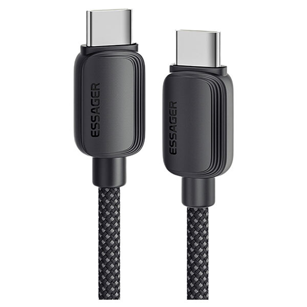 Кабель Essager Breeze EXCTT1-WLA01-P, Type-C, 2.0 м., Черный - № 1 Кабель Essager Breeze EXCTT1-WLA01-P, Type-C, 2.0 м., Черный - № 1