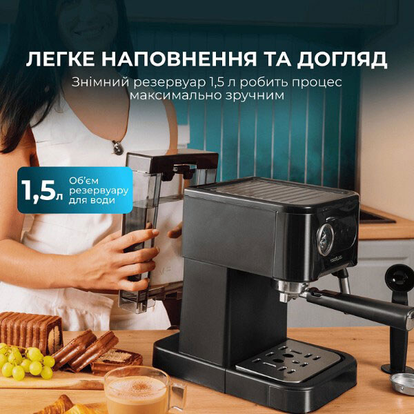Кофемашина Cecotec Power Espresso 20 Pro CCTC-00271, Черный - № 8 Кофемашина Cecotec Power Espresso 20 Pro CCTC-00271, Черный - № 8