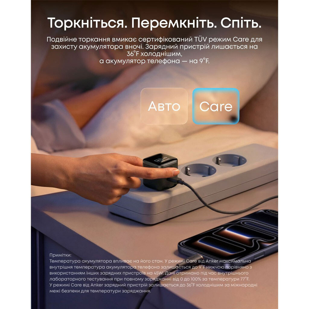 СЗУ Anker Nano Charger A121DGO1, Помаранчевий - № 5 СЗУ Anker Nano Charger A121DGO1, Помаранчевий - № 5
