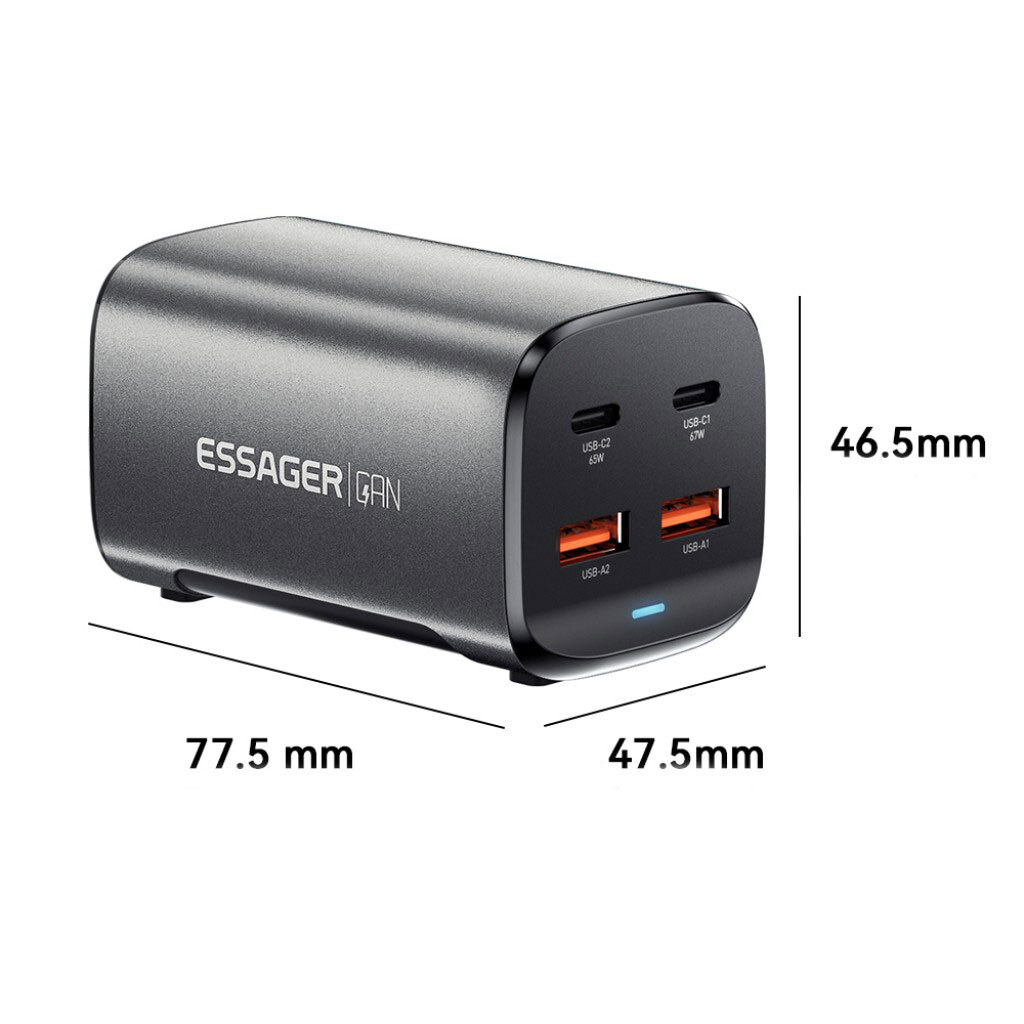 СЗУ Essager Collection ECT2AC-JYB0G-Z, Черный - № 3 СЗУ Essager Collection ECT2AC-JYB0G-Z, Черный - № 3