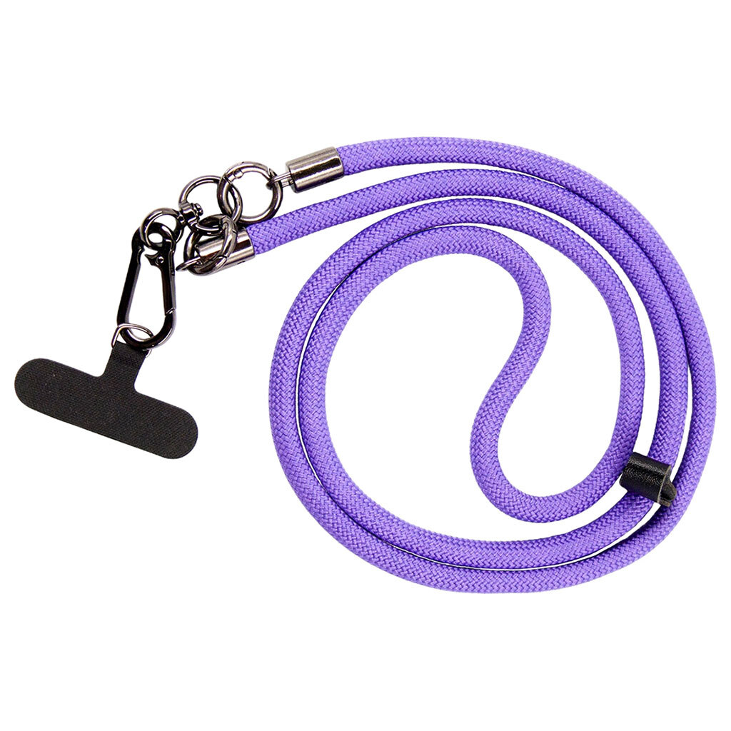 Ремешок для смартфона Dengos CrossBody Rope NTK-CRB-01, Фиолетовый - № 1 Ремешок для смартфона Dengos CrossBody Rope NTK-CRB-01, Фиолетовый - № 1