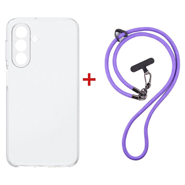 Чохол (накладка) Samsung Galaxy A36 5G / Galaxy A37 5G, Dengos, Прозорий - № 1 Чохол (накладка) Samsung Galaxy A36 5G / Galaxy A37 5G, Dengos, Прозорий - № 1