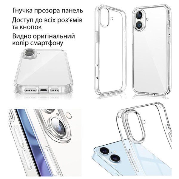 Чохол (накладка) Samsung Galaxy A36 5G / Galaxy A37 5G, Dengos, Прозорий - № 7 Чохол (накладка) Samsung Galaxy A36 5G / Galaxy A37 5G, Dengos, Прозорий - № 7