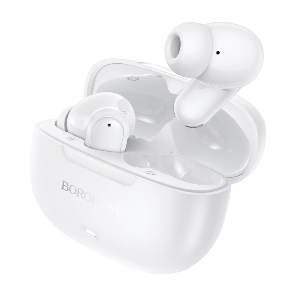 Bluetooth-гарнитура Borofone BW96 Mellow, Стерео, Белый - № 1 Bluetooth-гарнитура Borofone BW96 Mellow, Стерео, Белый - № 1