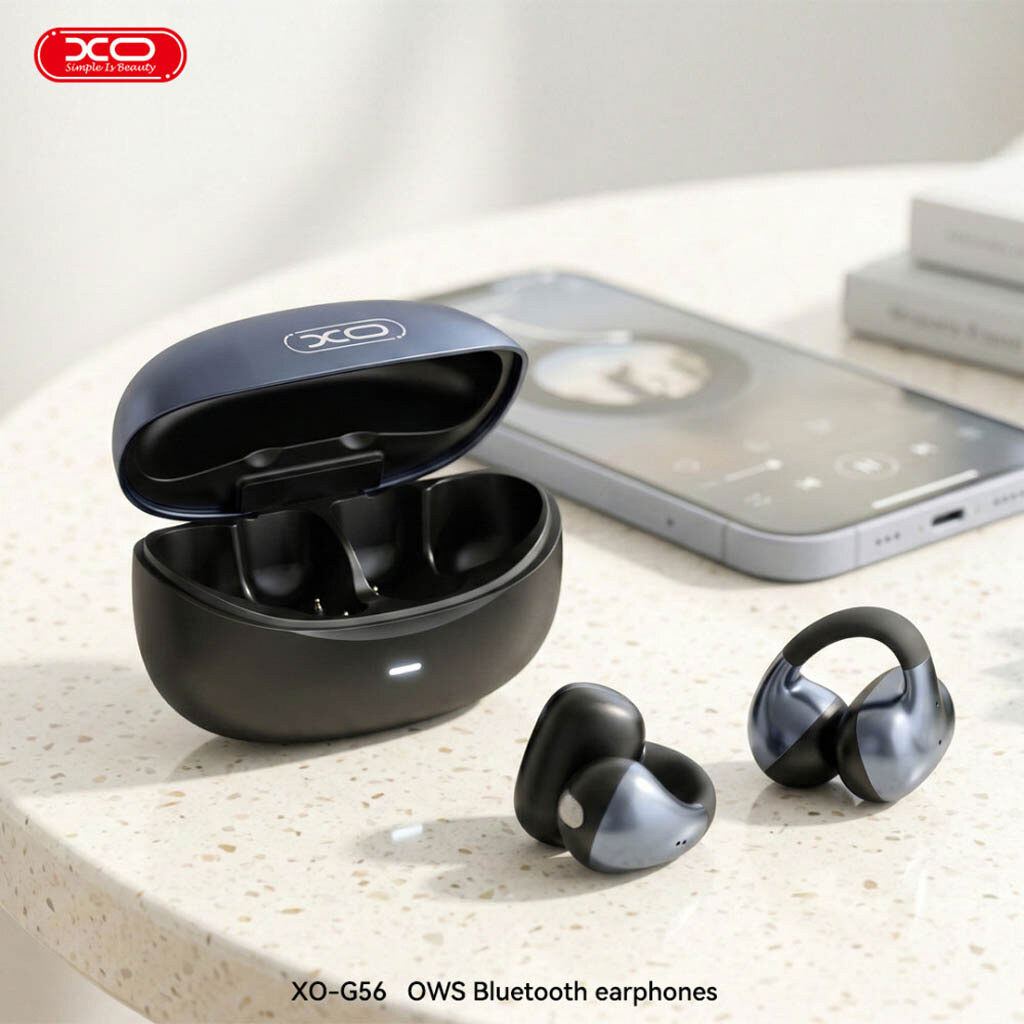 Bluetooth-гарнитура XO G56 Clip-On OWS Pods, Стерео, Черный - № 4 Bluetooth-гарнитура XO G56 Clip-On OWS Pods, Стерео, Черный - № 4