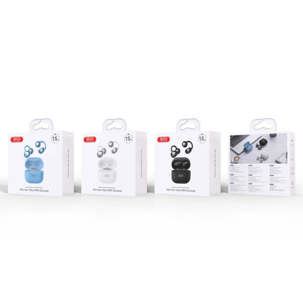 Bluetooth-гарнітура XO G57 Mini Clip OWS Earbuds, Стерео, Чорний - № 7 Bluetooth-гарнітура XO G57 Mini Clip OWS Earbuds, Стерео, Чорний - № 7