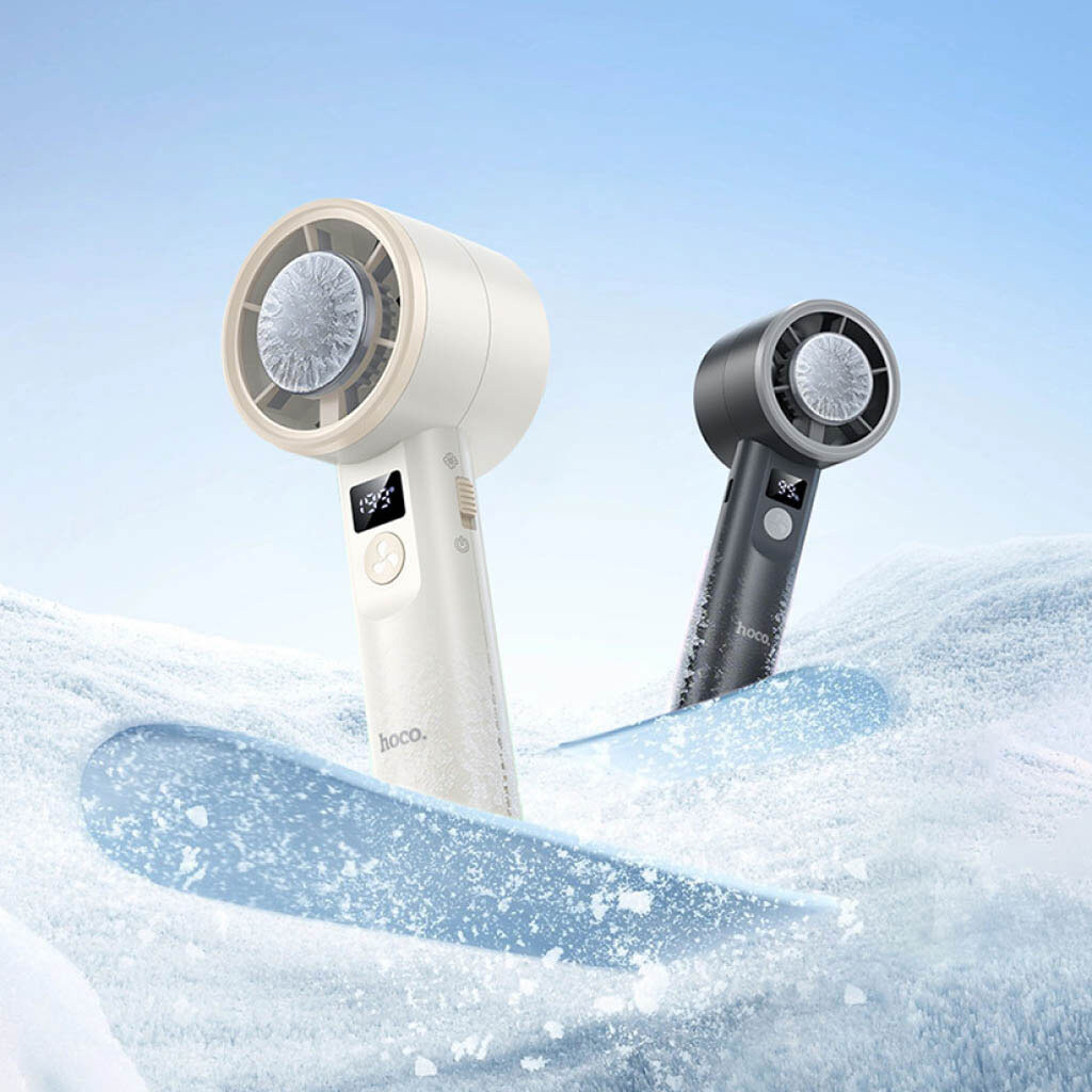 Портативный вентилятор Hoco HX612 Ice Pack, Белый - № 3 Портативный вентилятор Hoco HX612 Ice Pack, Белый - № 3