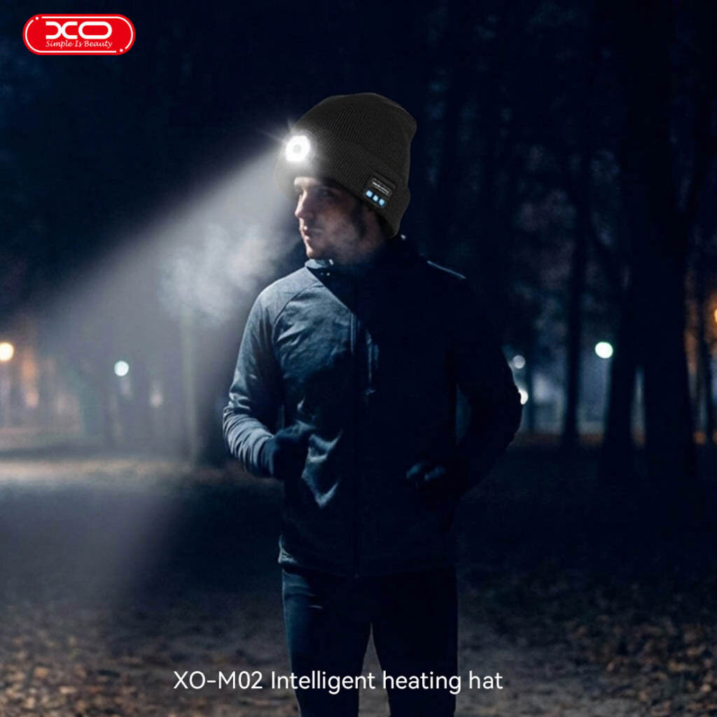 Вязаная шапка XO M02, Черный - № 6 Вязаная шапка XO M02, Черный - № 6