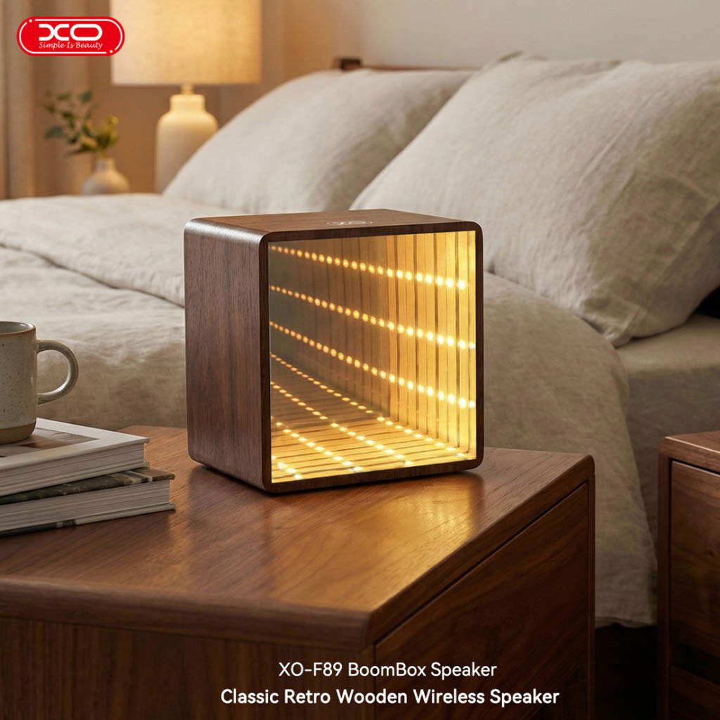 Портативная колонка XO F89 Retro Home, Коричневый - № 6 Портативная колонка XO F89 Retro Home, Коричневый - № 6