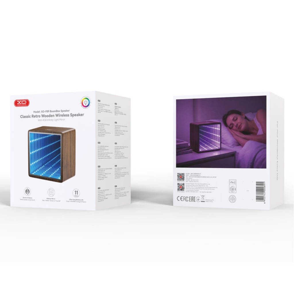 Портативная колонка XO F89 Retro Home, Коричневый - № 9 Портативная колонка XO F89 Retro Home, Коричневый - № 9
