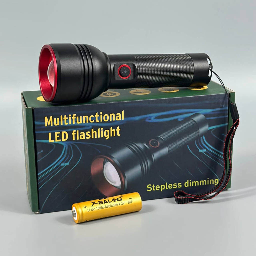 Фонарик SY-2208-TG, Черный - № 5 Фонарик SY-2208-TG, Черный - № 5