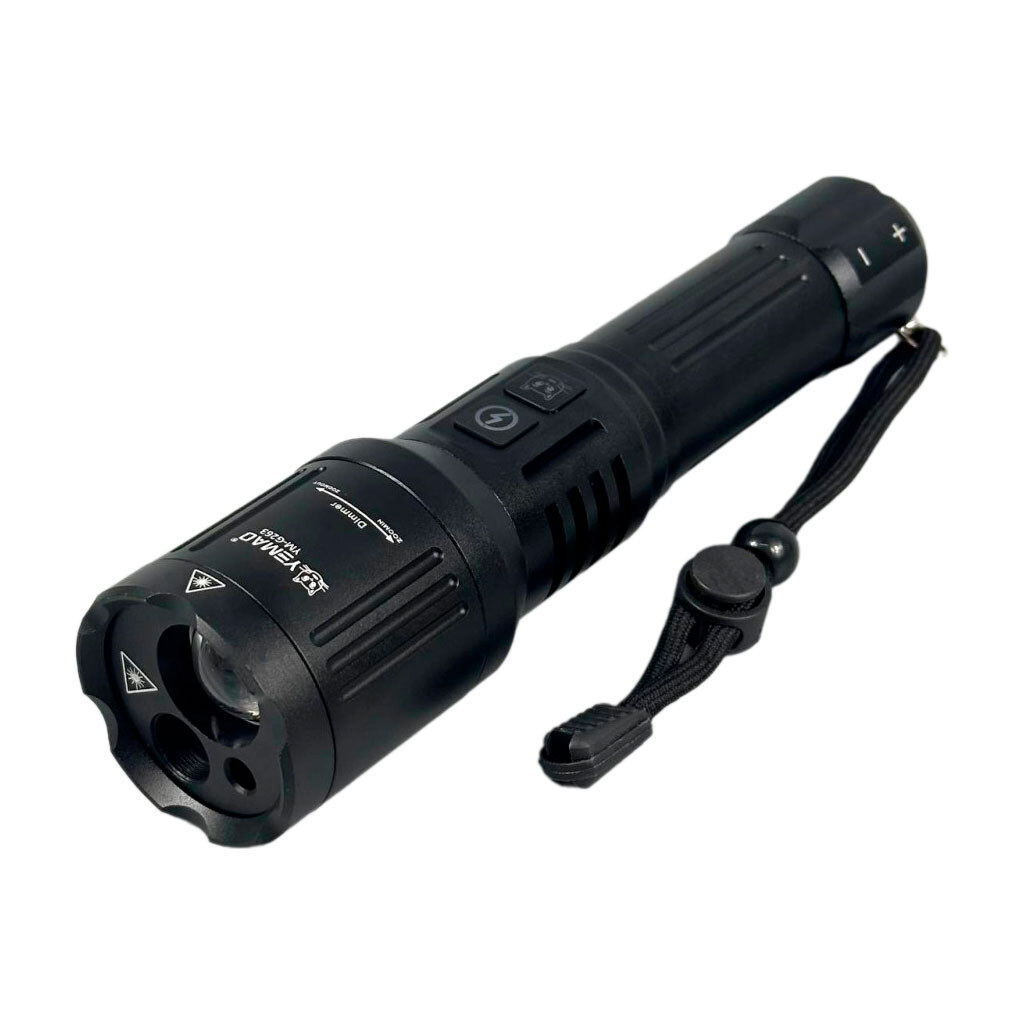 Фонарик Yemao YM-G263, Черный - № 1 Фонарик Yemao YM-G263, Черный - № 1