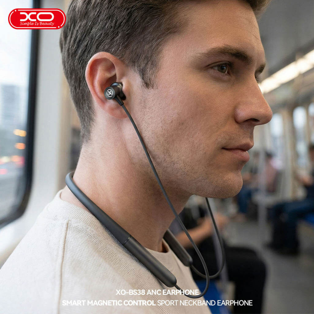 Bluetooth-гарнитура XO BS38, Стерео, Черный - № 5 Bluetooth-гарнитура XO BS38, Стерео, Черный - № 5
