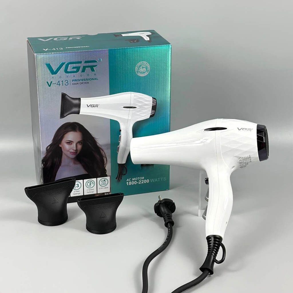 Фен VGR V-413, Білий - № 5 Фен VGR V-413, Білий - № 5