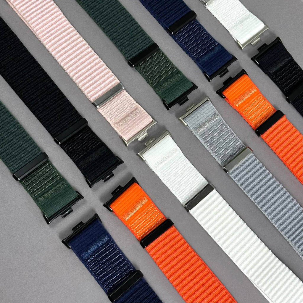Ремешок Xiaomi Redmi Watch 4 / Redmi Watch 5 / Redmi Watch 6 / Smart Band 10 Pro / Smart Band 8 / Smart Band 9, Nylon Band, Оранжевый - № 4 Ремешок Xiaomi Redmi Watch 4 / Redmi Watch 5 / Redmi Watch 6 / Smart Band 10 Pro / Smart Band 8 / Smart Band 9, Nylon Band, Оранжевый - № 4