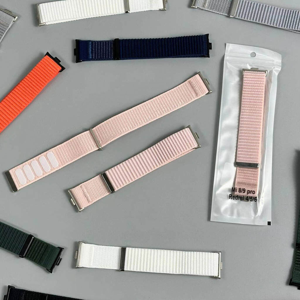Ремешок Xiaomi Redmi Watch 4 / Redmi Watch 5 / Redmi Watch 6 / Smart Band 10 Pro / Smart Band 8 / Smart Band 9, Nylon Band, Зеленый - № 3 Ремешок Xiaomi Redmi Watch 4 / Redmi Watch 5 / Redmi Watch 6 / Smart Band 10 Pro / Smart Band 8 / Smart Band 9, Nylon Band, Зеленый - № 3
