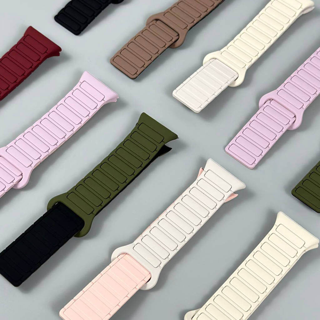 Ремінець Xiaomi Redmi Watch 4 / Redmi Watch 5 / Redmi Watch 6 / Smart Band 10 Pro / Smart Band 8 / Smart Band 9, Segment, Grey-Pink, Сірий - № 5 Ремінець Xiaomi Redmi Watch 4 / Redmi Watch 5 / Redmi Watch 6 / Smart Band 10 Pro / Smart Band 8 / Smart Band 9, Segment, Grey-Pink, Сірий - № 5