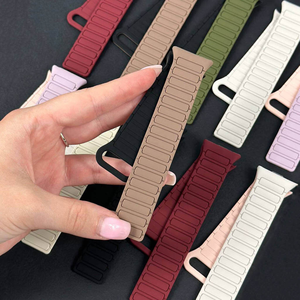 Ремешок Xiaomi Redmi Watch 4 / Redmi Watch 5 / Redmi Watch 6 / Smart Band 10 Pro / Smart Band 8 / Smart Band 9, Segment, Green-Black, Зеленый - № 7 Ремешок Xiaomi Redmi Watch 4 / Redmi Watch 5 / Redmi Watch 6 / Smart Band 10 Pro / Smart Band 8 / Smart Band 9, Segment, Green-Black, Зеленый - № 7