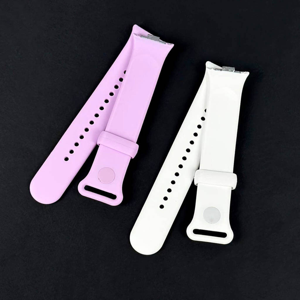 Ремешок Xiaomi Redmi Watch 4 / Redmi Watch 5 / Redmi Watch 6 / Smart Band 10 Pro / Smart Band 8 / Smart Band 9, Silicone Band, Белый - № 7 Ремешок Xiaomi Redmi Watch 4 / Redmi Watch 5 / Redmi Watch 6 / Smart Band 10 Pro / Smart Band 8 / Smart Band 9, Silicone Band, Белый - № 7