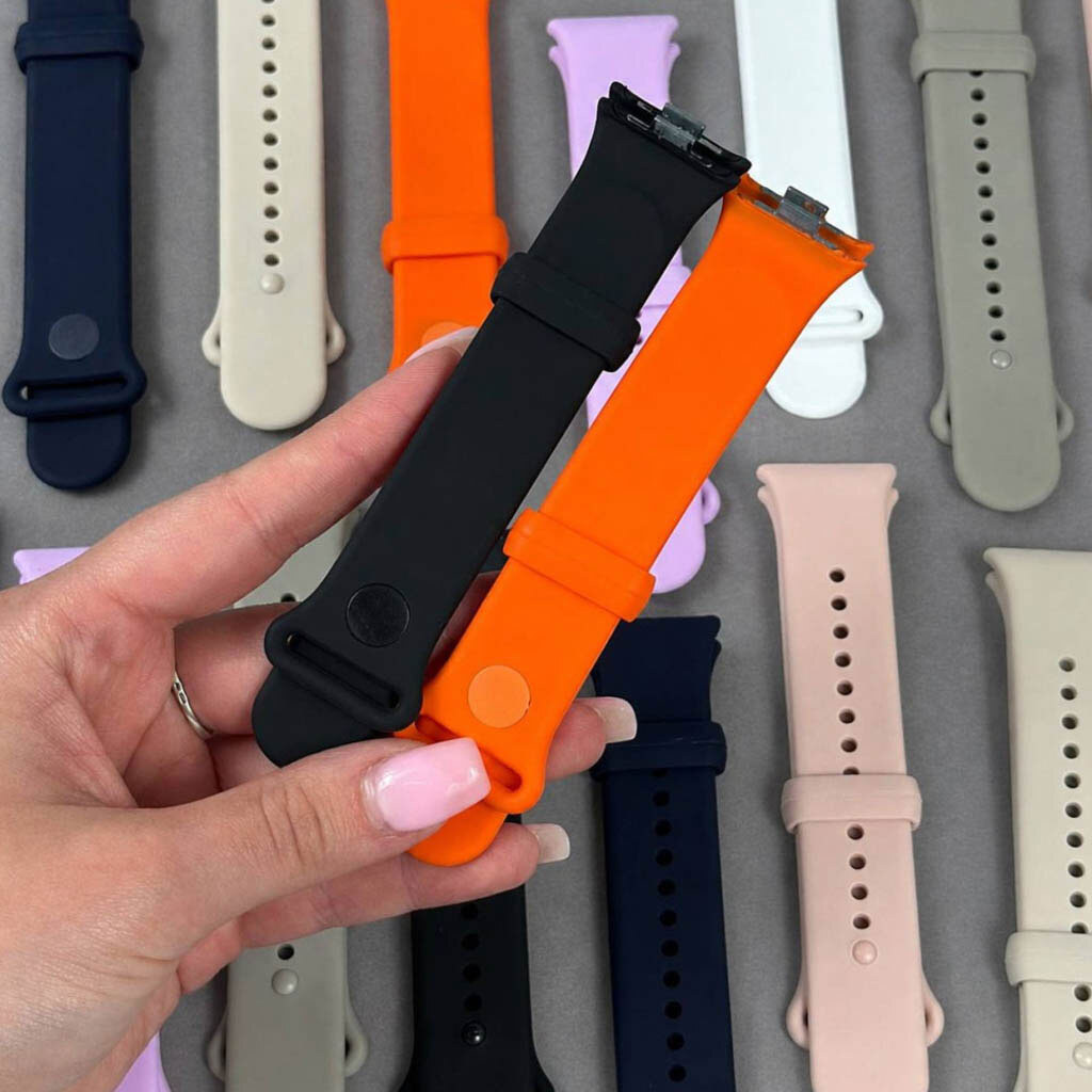 Ремінець Xiaomi Redmi Watch 4 / Redmi Watch 5 / Redmi Watch 6 / Smart Band 10 Pro / Smart Band 8 / Smart Band 9, Silicone Band, Помаранчевий - № 2 Ремінець Xiaomi Redmi Watch 4 / Redmi Watch 5 / Redmi Watch 6 / Smart Band 10 Pro / Smart Band 8 / Smart Band 9, Silicone Band, Помаранчевий - № 2