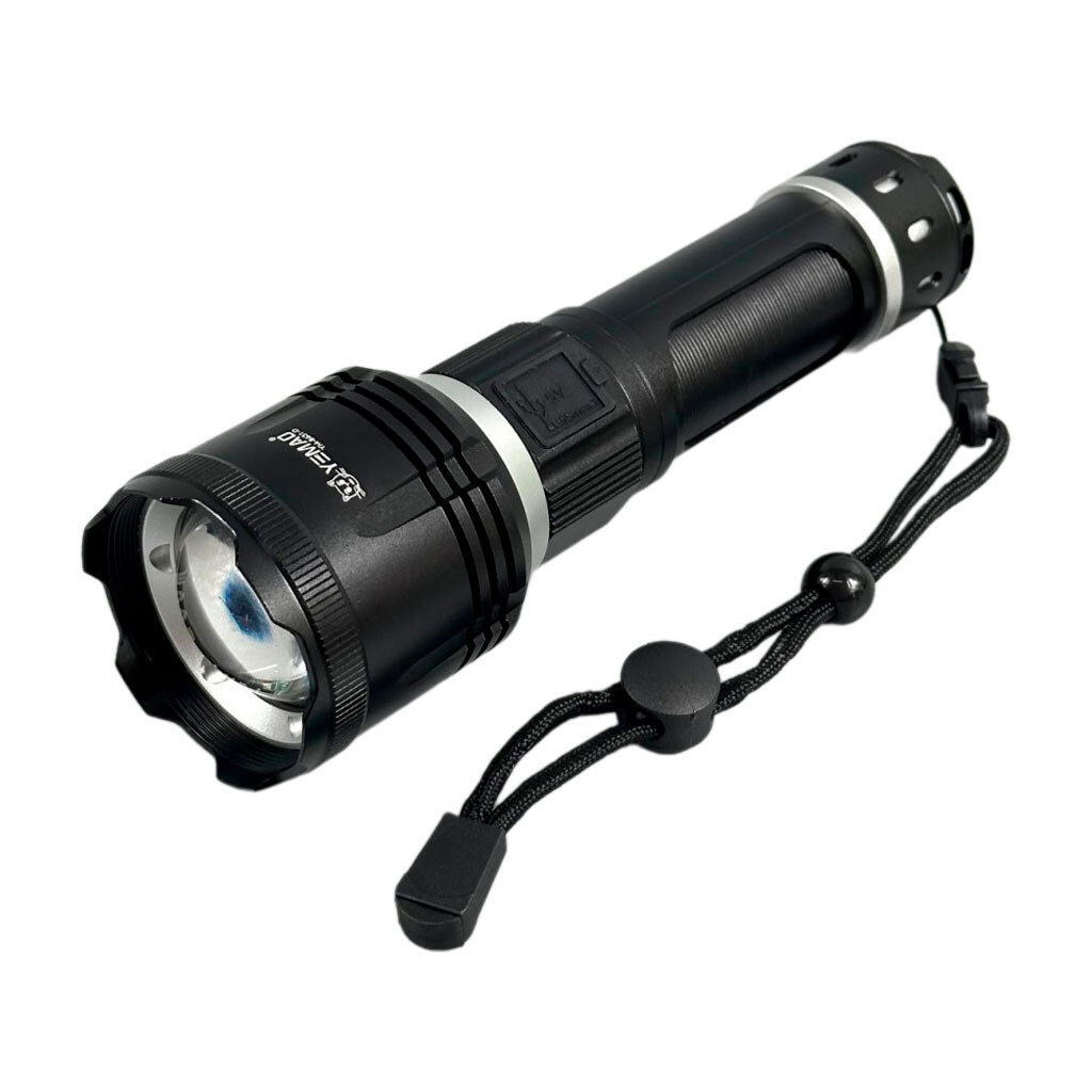 Тактический фонарь Yemao YM-B631-D, Черный - № 1 Тактический фонарь Yemao YM-B631-D, Черный - № 1