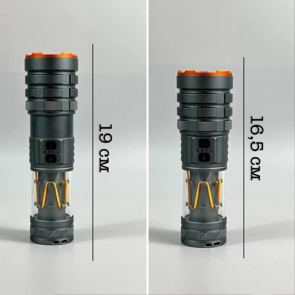 Тактический фонарь Yemao YM-G580, Серый - № 3 Тактический фонарь Yemao YM-G580, Серый - № 3