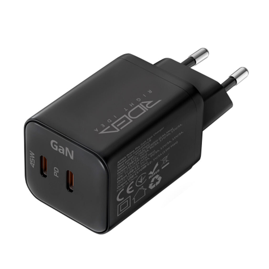СЗУ Ridea RW-GaN45PP2C Prime Pro, Чорний - № 2 СЗУ Ridea RW-GaN45PP2C Prime Pro, Чорний - № 2
