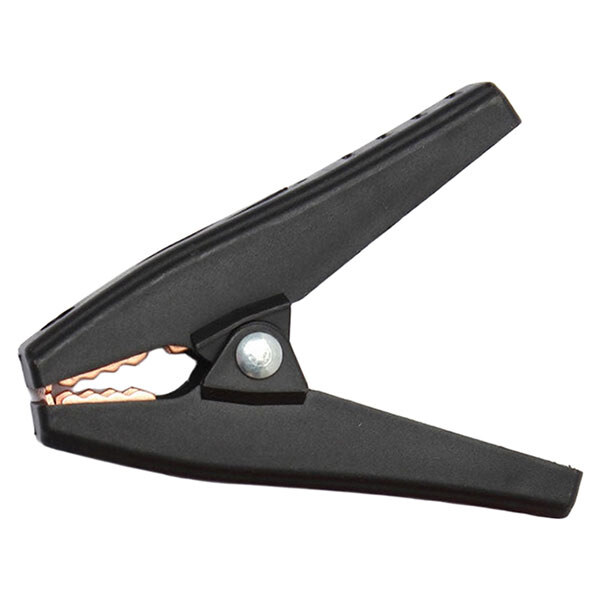 Зажим крокодил HM-524b, 100a, L90mm, Черный - № 2 Зажим крокодил HM-524b, 100a, L90mm, Черный - № 2