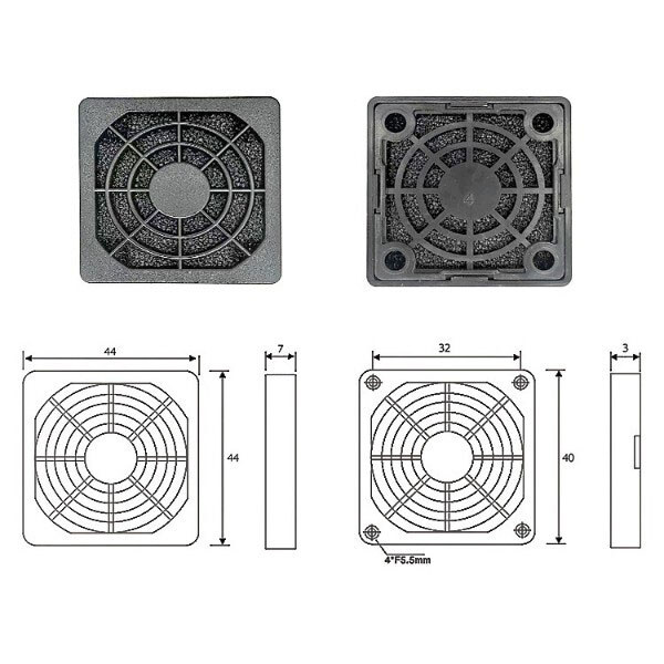 Решетка с фильтром LFT50FI45 - № 2 Решетка с фильтром LFT50FI45 - № 2