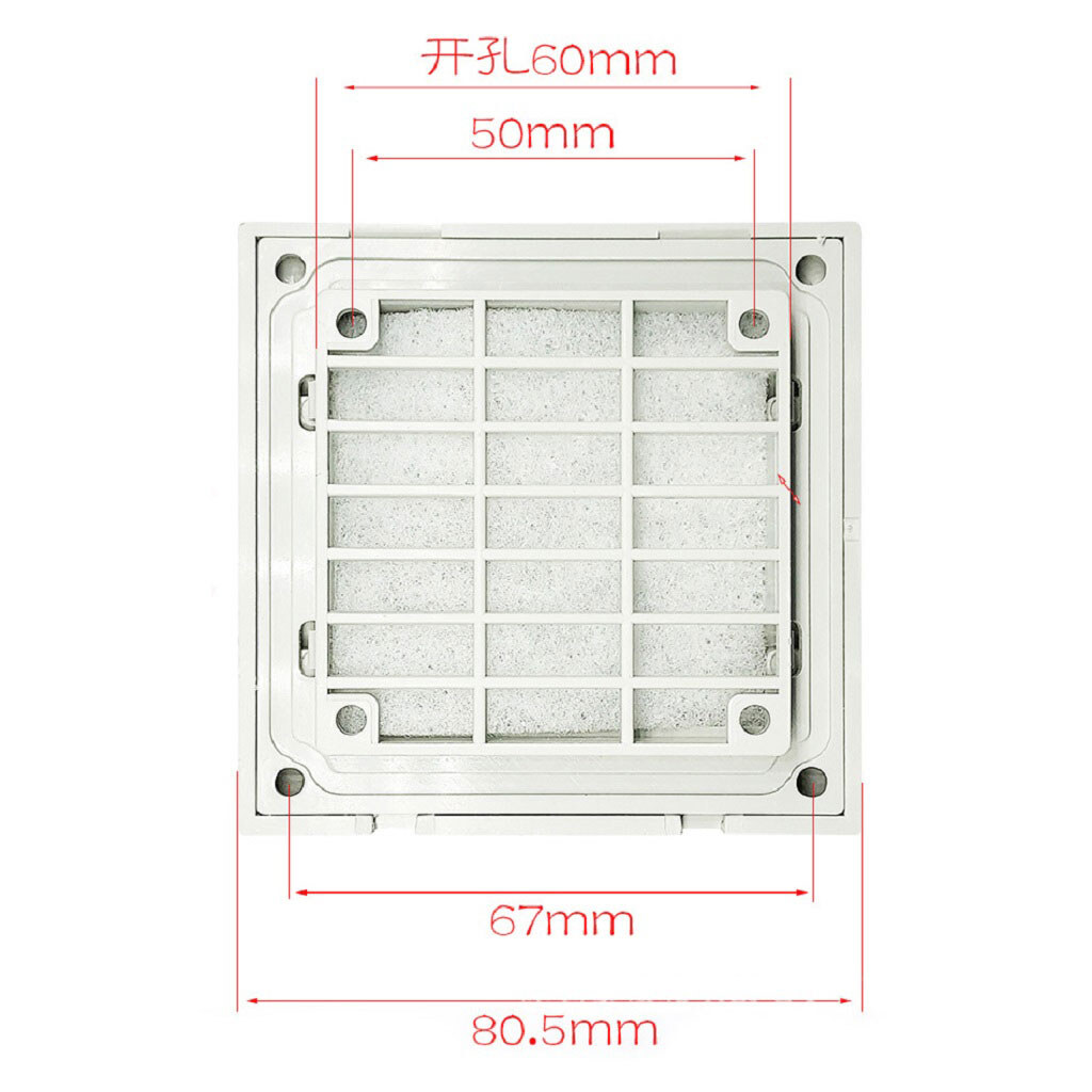 Решетка с фильтром ZL-800-IP44 - № 2 Решетка с фильтром ZL-800-IP44 - № 2