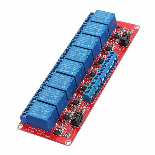 Релейные модули Arduino 8-Channel 24V Relay Module High/Low Level Trigger - № 1 Релейные модули Arduino 8-Channel 24V Relay Module High/Low Level Trigger - № 1