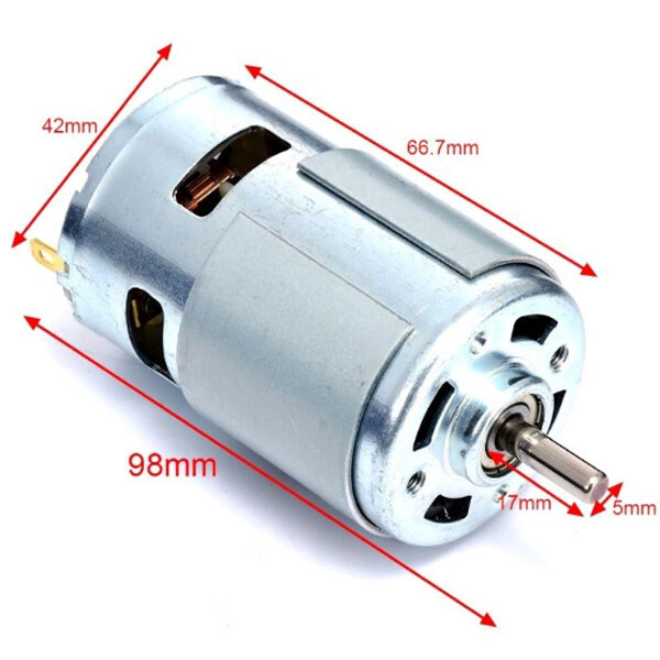 Електродвигун Motor-775-12V-10000rpm - № 1 Електродвигун Motor-775-12V-10000rpm - № 1