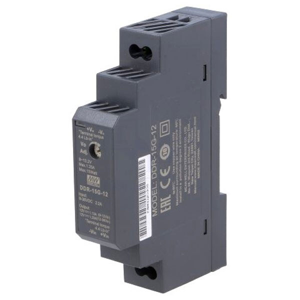 DC/DC преобразователь на ДИН-рейку DDR-15L-5 - № 1 DC/DC преобразователь на ДИН-рейку DDR-15L-5 - № 1