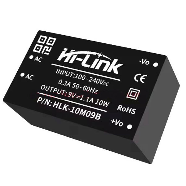 Модульный сетевой источник питания на плату HLK-10M09B - № 1 Модульный сетевой источник питания на плату HLK-10M09B - № 1