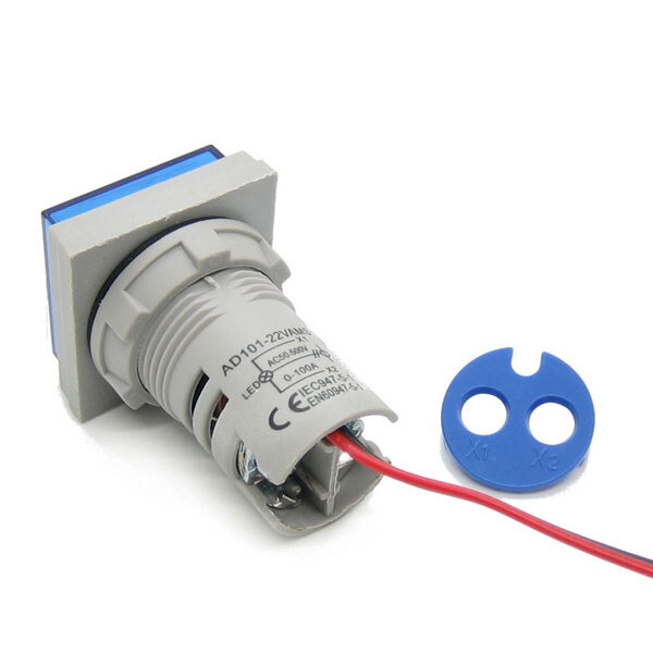 Амперметр AD101-22VAMS-Blue - № 2 Амперметр AD101-22VAMS-Blue - № 2