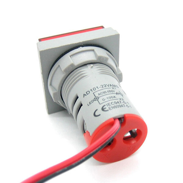 Амперметр AD101-22VAMS-Red - № 2 Амперметр AD101-22VAMS-Red - № 2