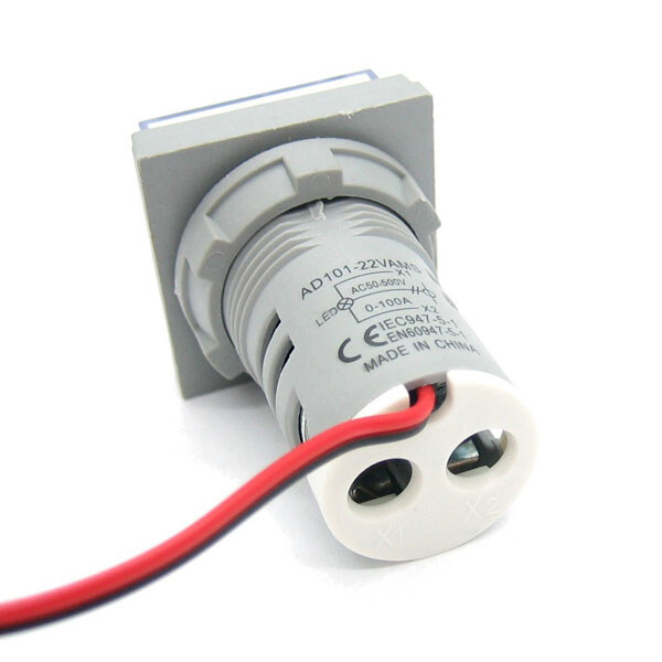 Амперметр AD101-22VAMS-White - № 2 Амперметр AD101-22VAMS-White - № 2