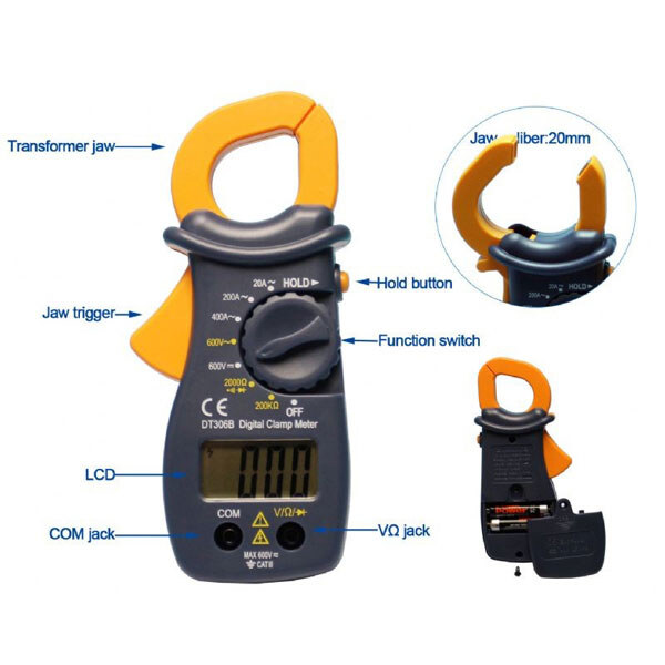 Клещи для измерения тока DT306B - № 2 Клещи для измерения тока DT306B - № 2