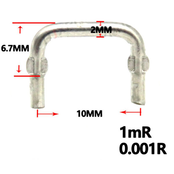 Шунт 1mR (0.001R) 10mm 2mm Constantan Resistor - № 1 Шунт 1mR (0.001R) 10mm 2mm Constantan Resistor - № 1