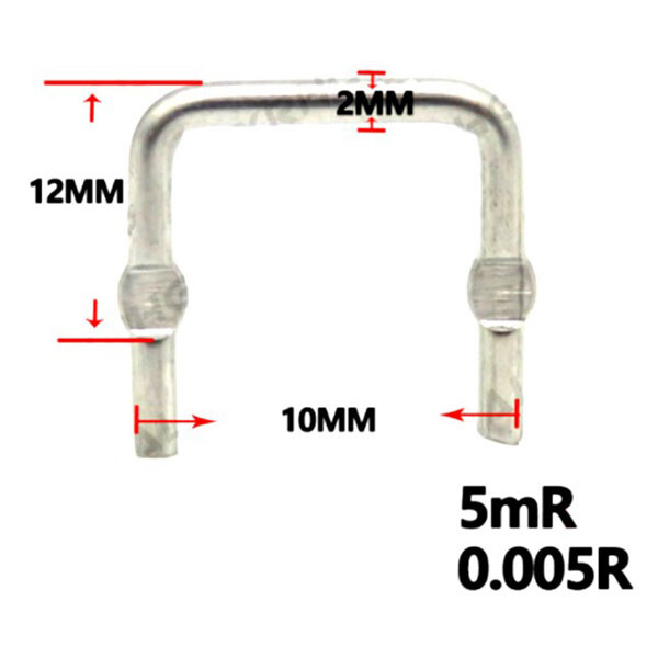 Шунт 5mR (0.005R) 10mm 2mm Constantan Resistor - № 1 Шунт 5mR (0.005R) 10mm 2mm Constantan Resistor - № 1