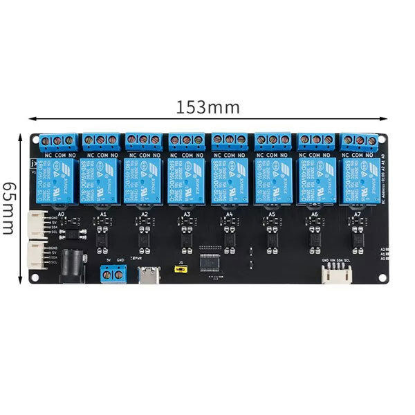 Релейные модули Arduino XL9535-K8V5/8 Channel Relay Module - № 1 Релейные модули Arduino XL9535-K8V5/8 Channel Relay Module - № 1