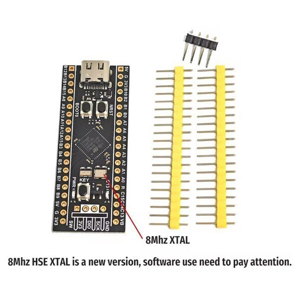 Отладочная плата STM32F411CEU6 8M HSE - № 1 Отладочная плата STM32F411CEU6 8M HSE - № 1