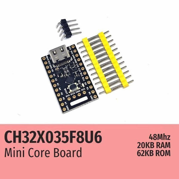 Отладочная плата CH32X035 Core Board - № 1 Отладочная плата CH32X035 Core Board - № 1