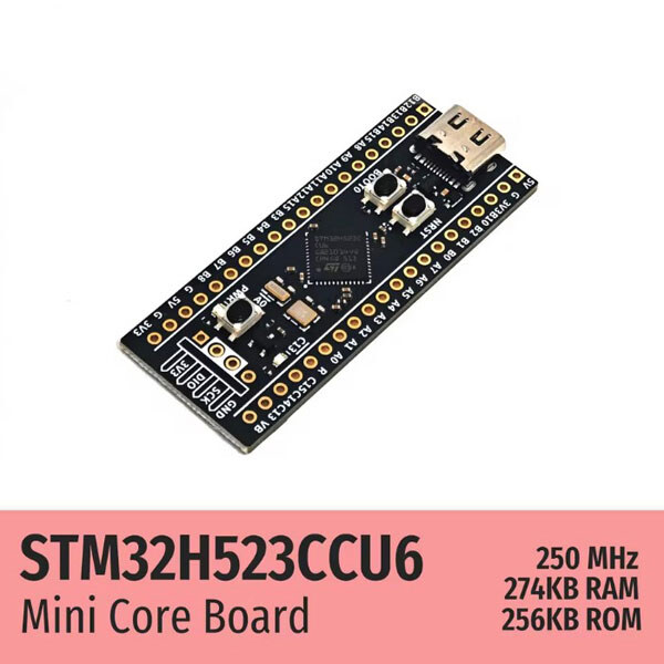 Отладочная плата STM32H523CCU6 Mini Core Board - № 1 Отладочная плата STM32H523CCU6 Mini Core Board - № 1