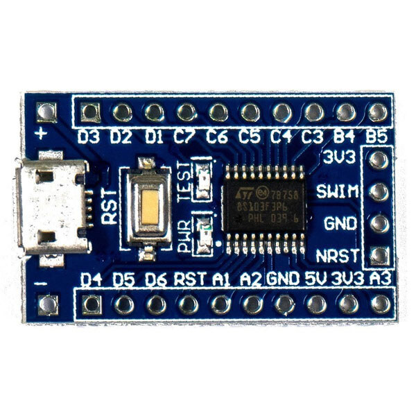 Отладочная плата STM8S003F3P6-MicroUSB - № 1 Отладочная плата STM8S003F3P6-MicroUSB - № 1